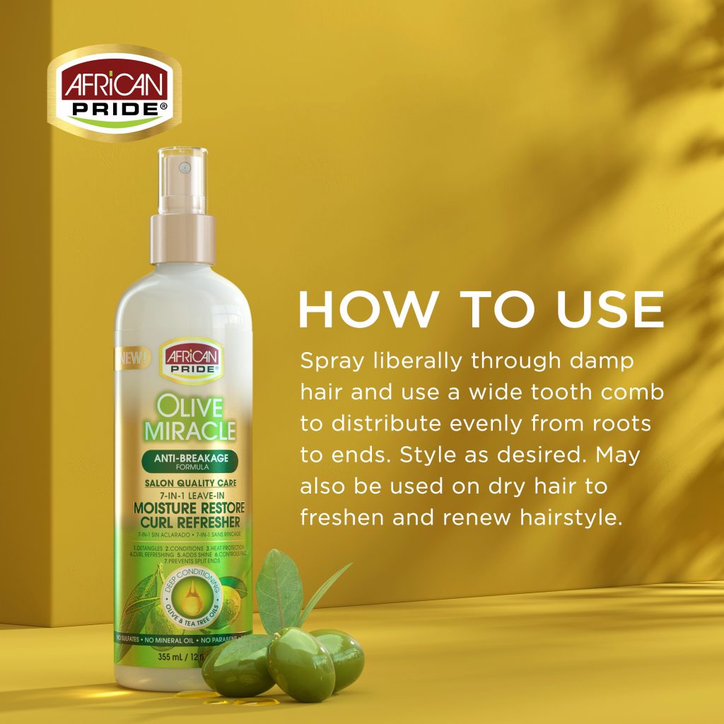 Olive Miracle Moisture Restore Curl Refresher