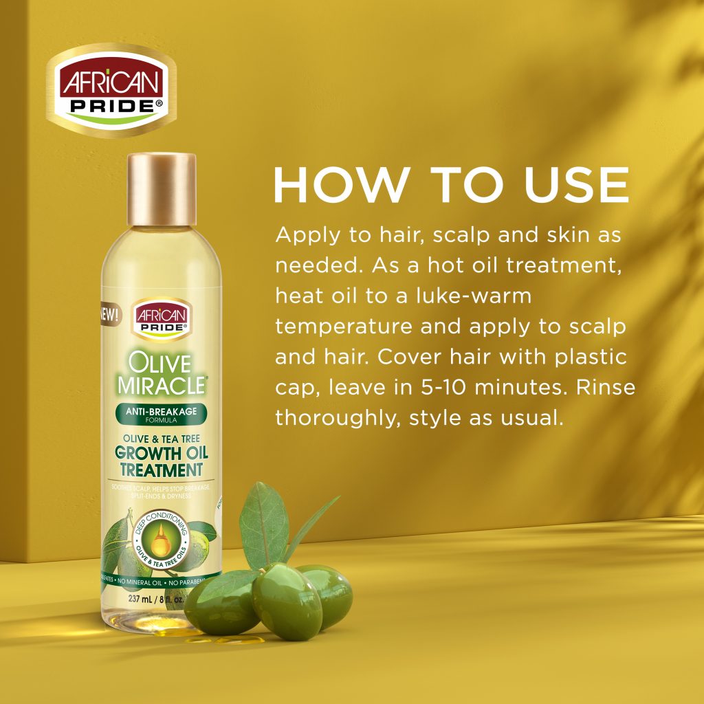 Olive Miracle Olive & Tea Tree Growth Oil Treatment