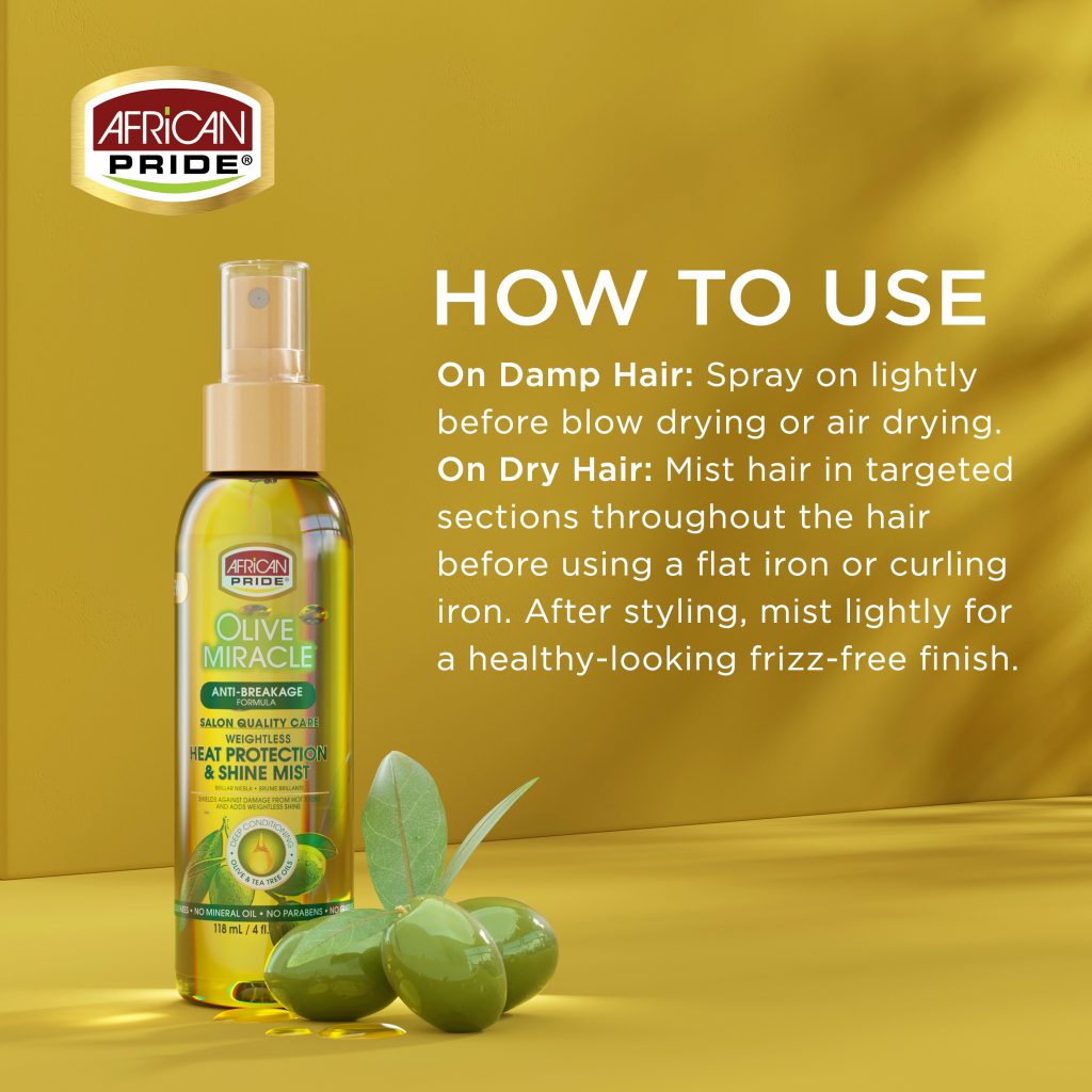Olvie Miracle Heat Protection & Shine Mist