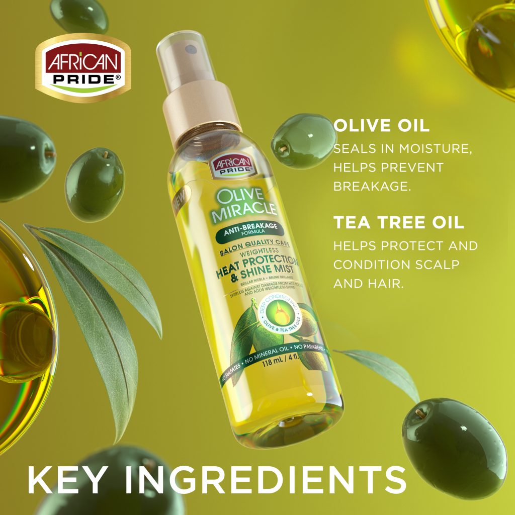 Olvie Miracle Heat Protection & Shine Mist