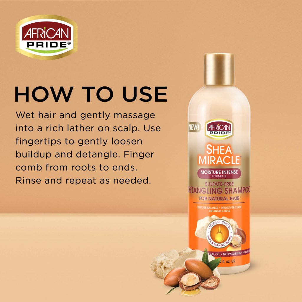 Shea Miracle Sulfate Free Detanginling Shampoo
