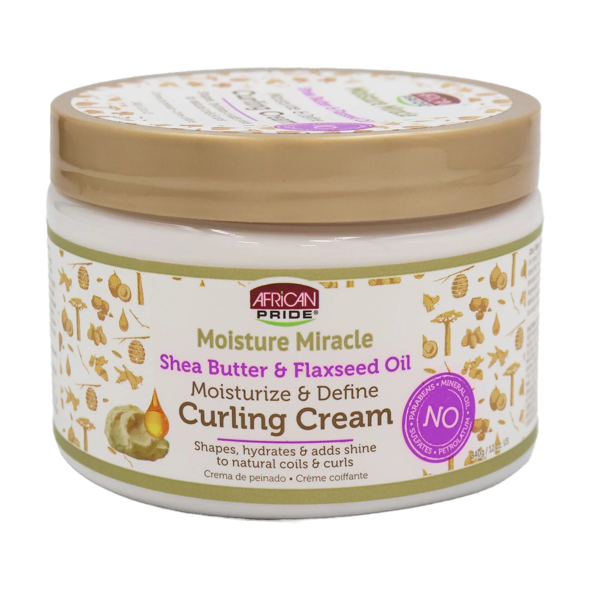 Moisture Miracle Shea Butter & Flaxseed Oil Moisturize & Define Curling Cream