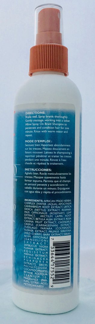 Spray On Braid Shampoo