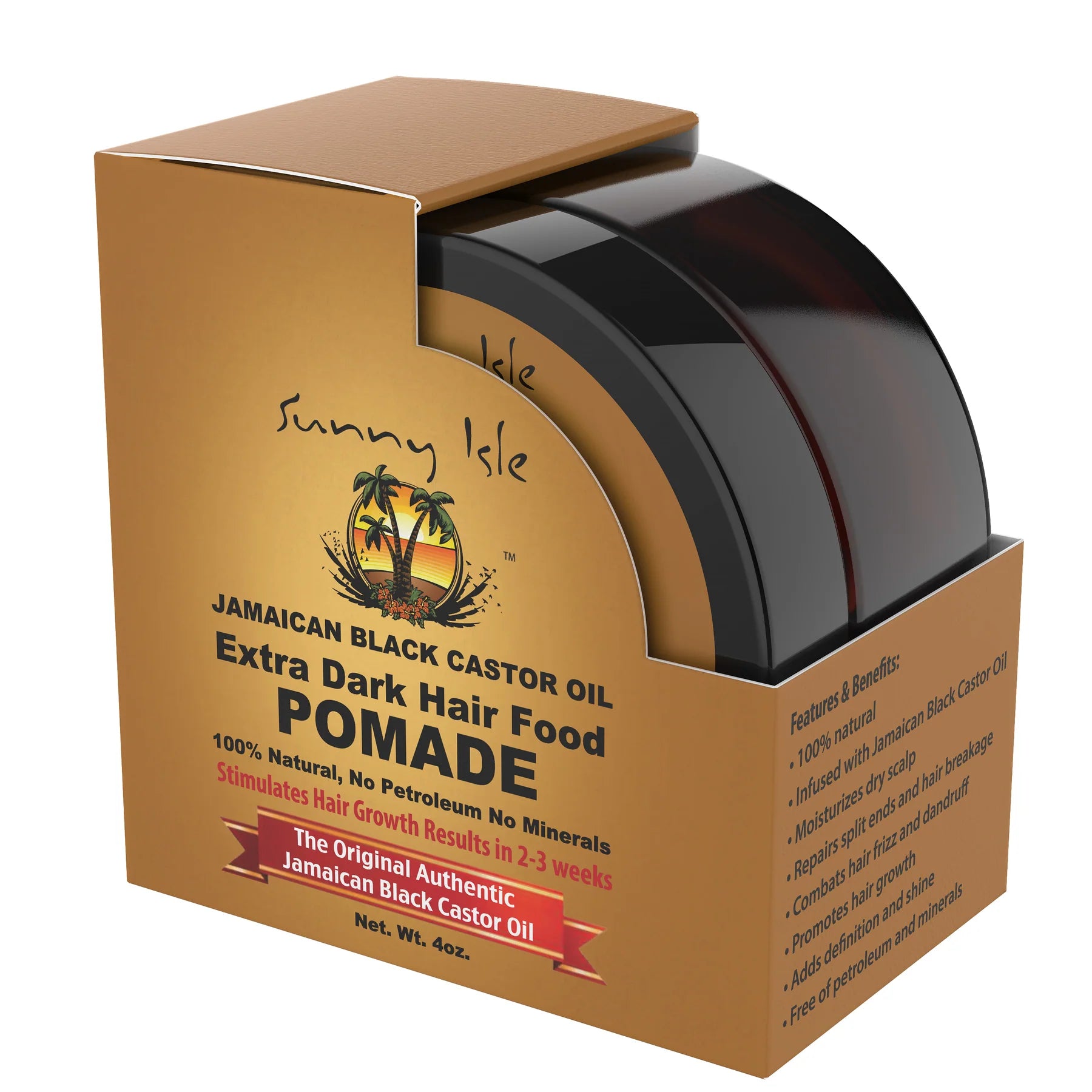 Jamaican Black Castor Oil Extra Dark Hair Food Pomade