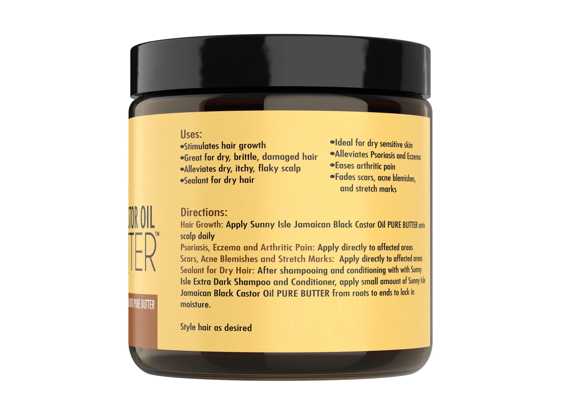 Jamaican Black Castor Oil Pure Butter Coconut