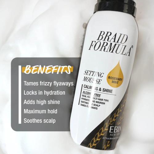 Braid Formula Setting Mousse Calming & Shine