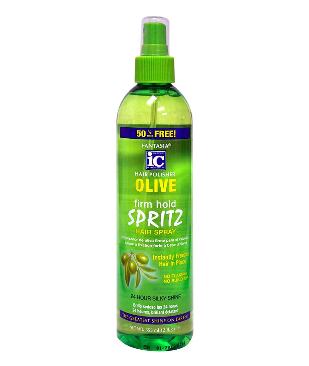 Hair Polisher Olive Firm Hold Spritz