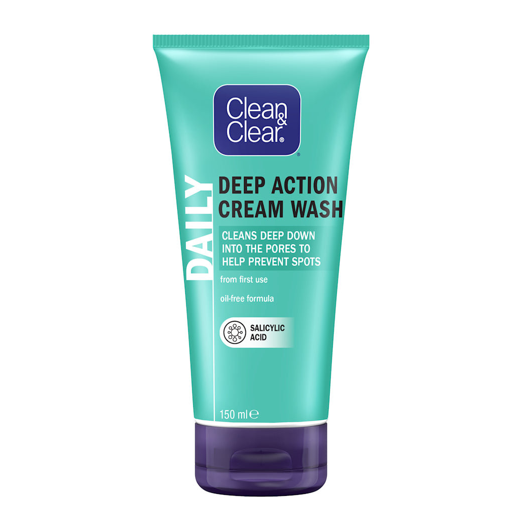 Daily Deep Action Cream Wash - Oil Free Formula