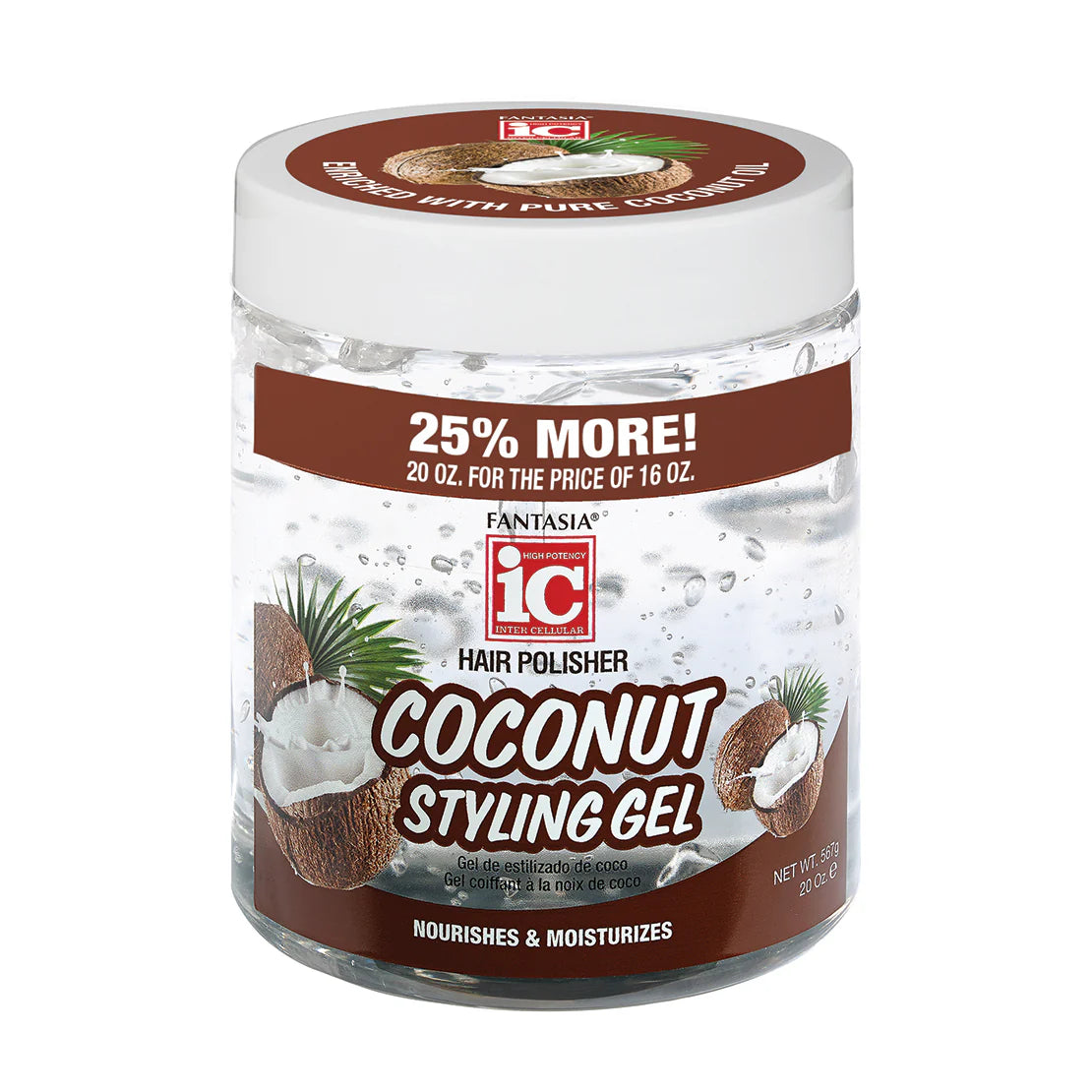 Hair Polisher Coconut Styling Gel