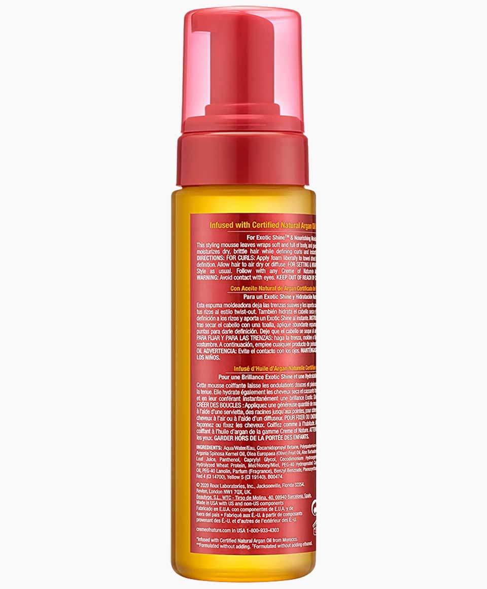 Argan Oil Style & Shine Foaming Mousse