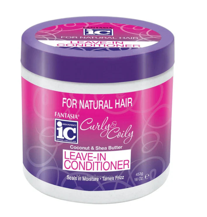 For Natural Hair Curly & Coily Coconut & Shea Butter Leave In Conditioner
