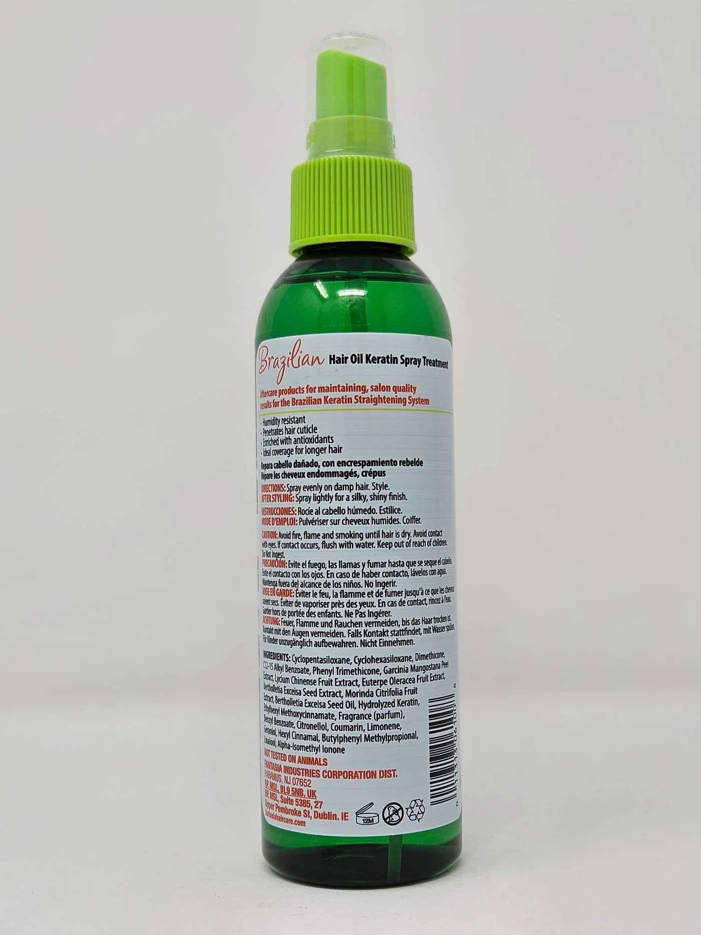 Brazilian Hair Oil Keratin Spray Treatment