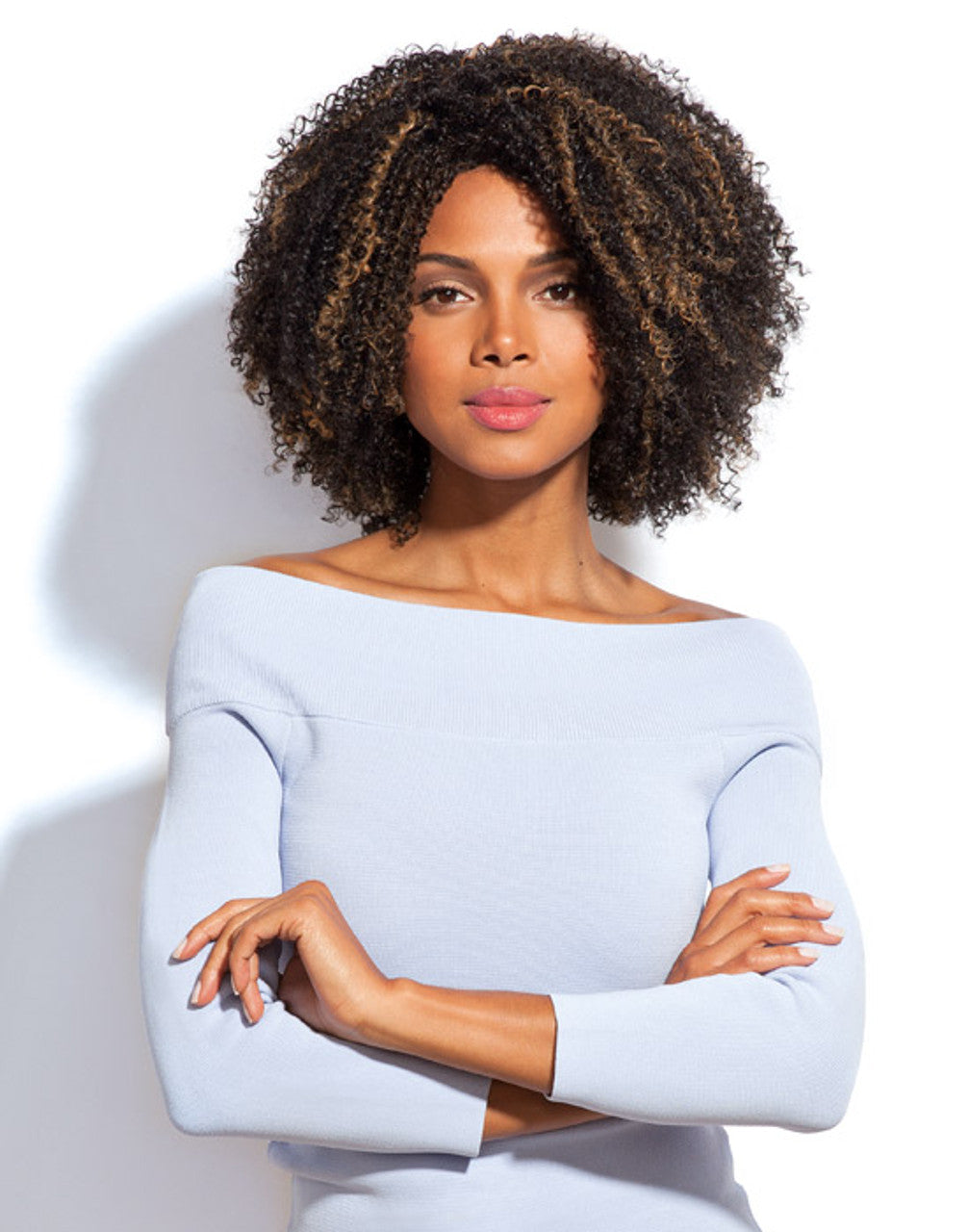 Feme Wig Synthetic - Contured Curls