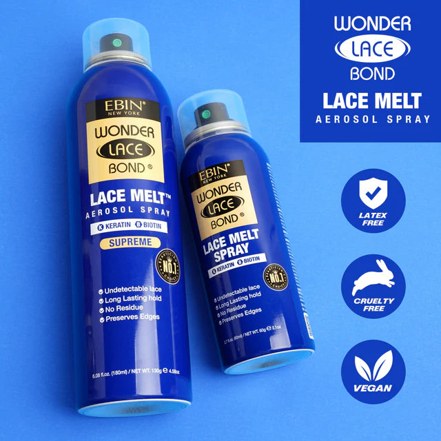 Wonder Lace Bond Lace Melt Aerosol Spray Keratin  Biotin