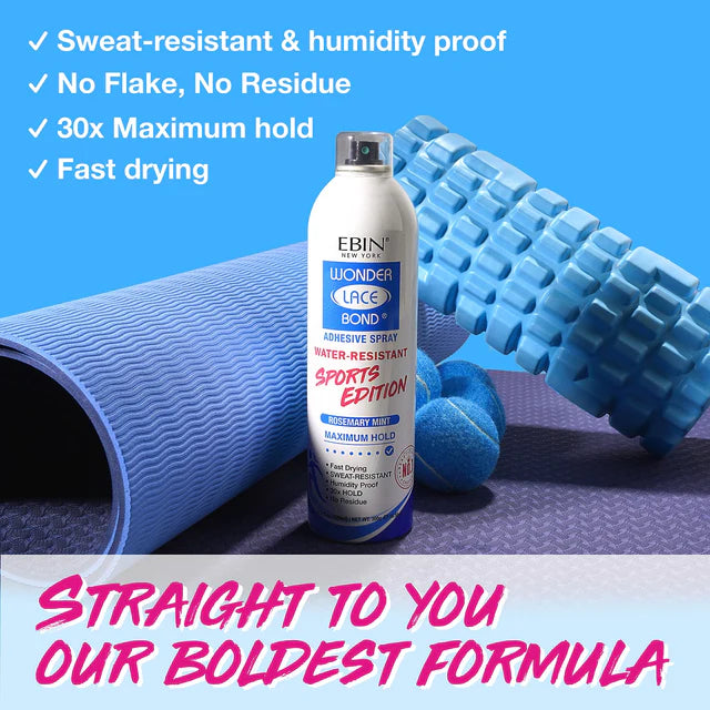 Wonder Lace Bond Adhesive Spray Water Resistance Sports Edition