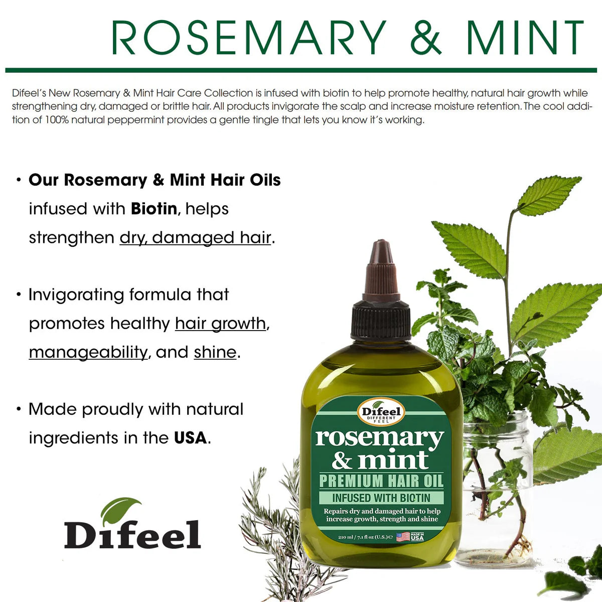 Rosemary & Mint Hair Mask Infused With Biotin