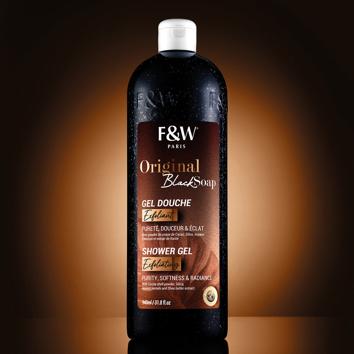 Original Black Soap Shower Gel Exfoliating