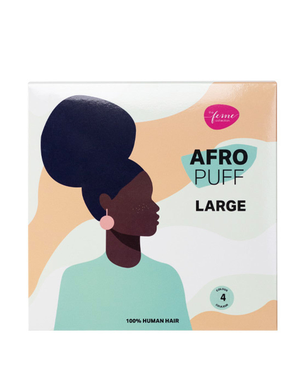 The Feme Collection Synthetic Pony - Afro Puff Large