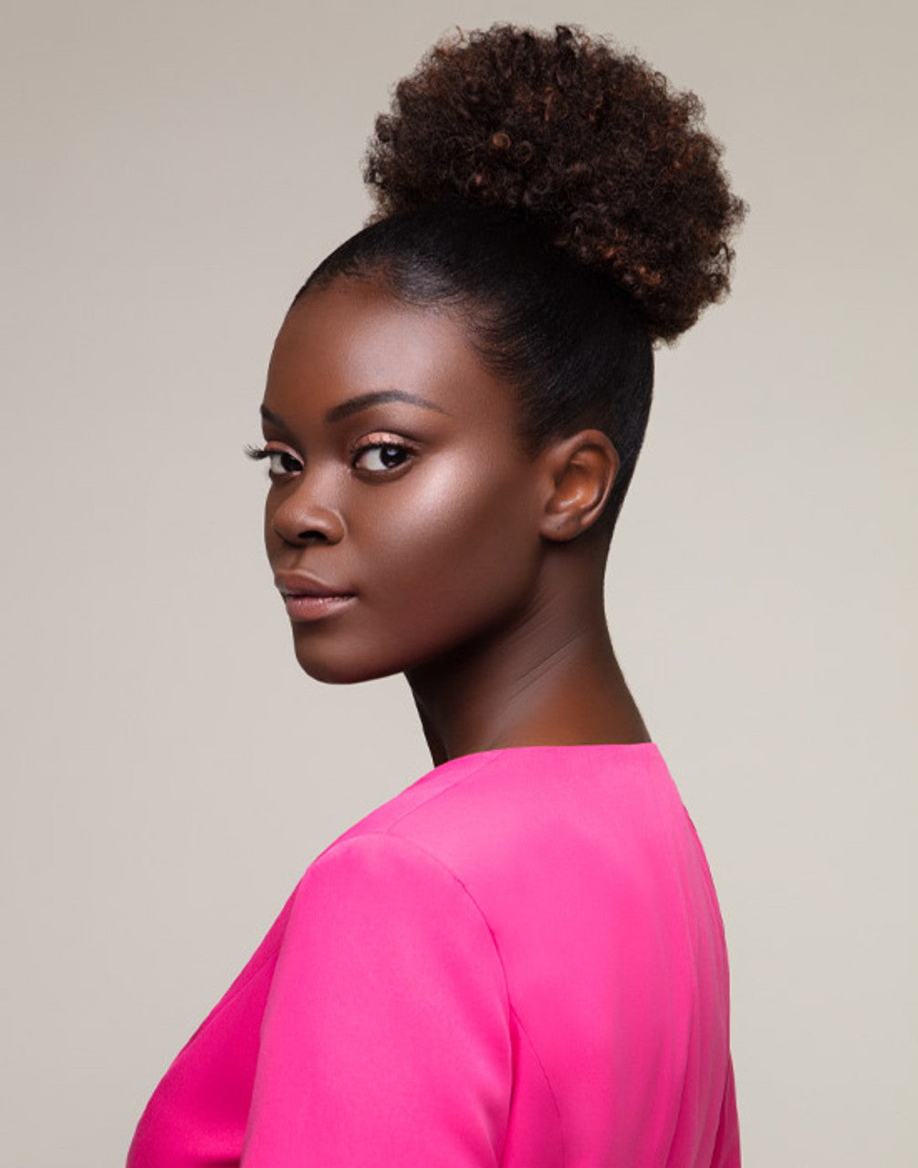The Feme Collection Synthetic Pony - Afro Puff Medium