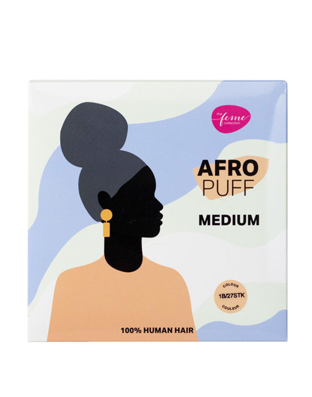 The Feme Collection Synthetic Pony - Afro Puff Medium