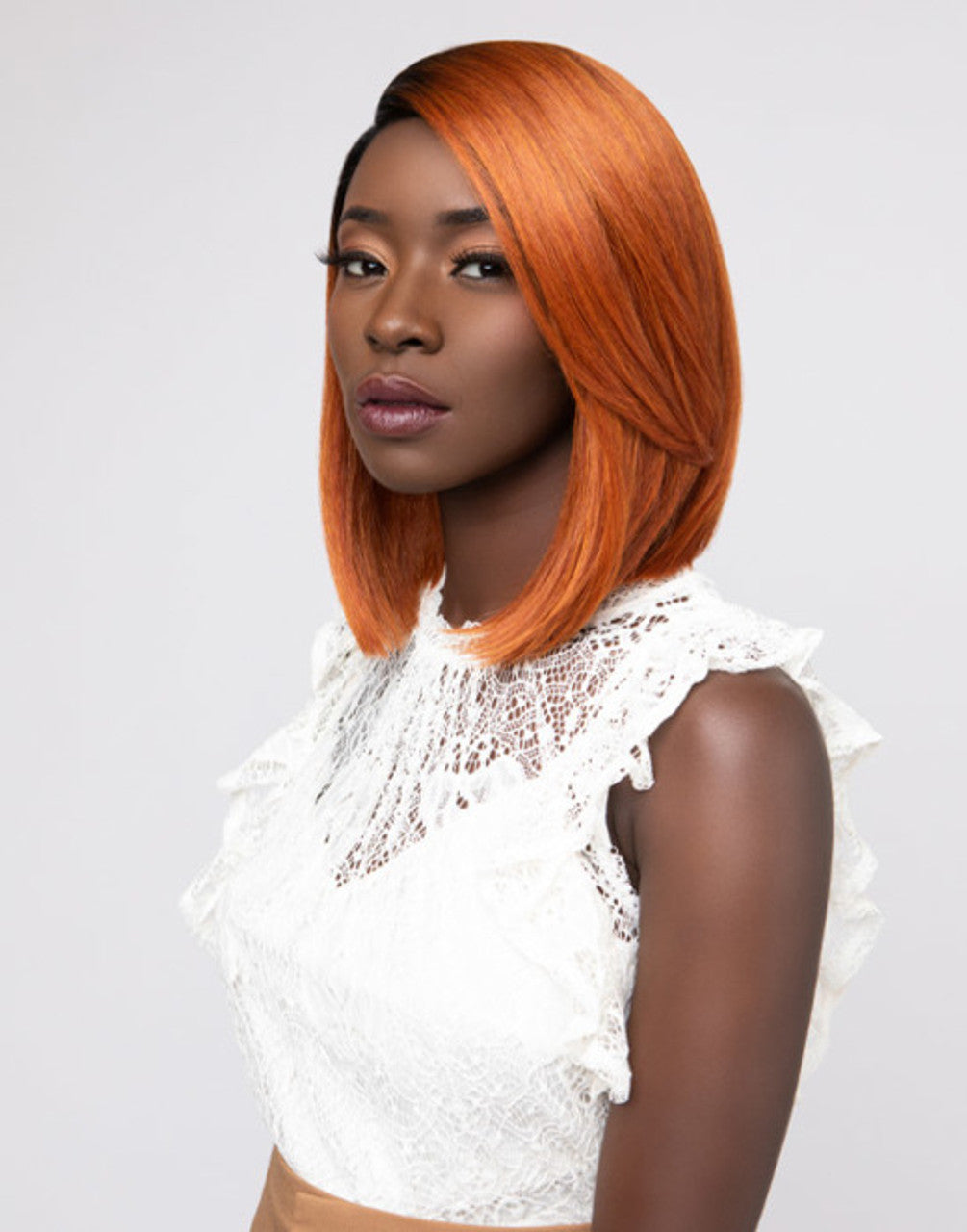 Feme Lace Synthetic Wig - Chic Lob
