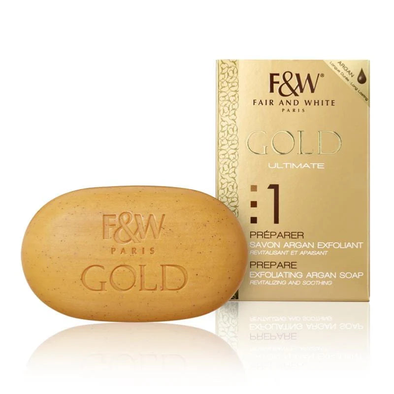 Gold Unltimate 1 Exfoliating Argan Soap Revitalizing And Soothing