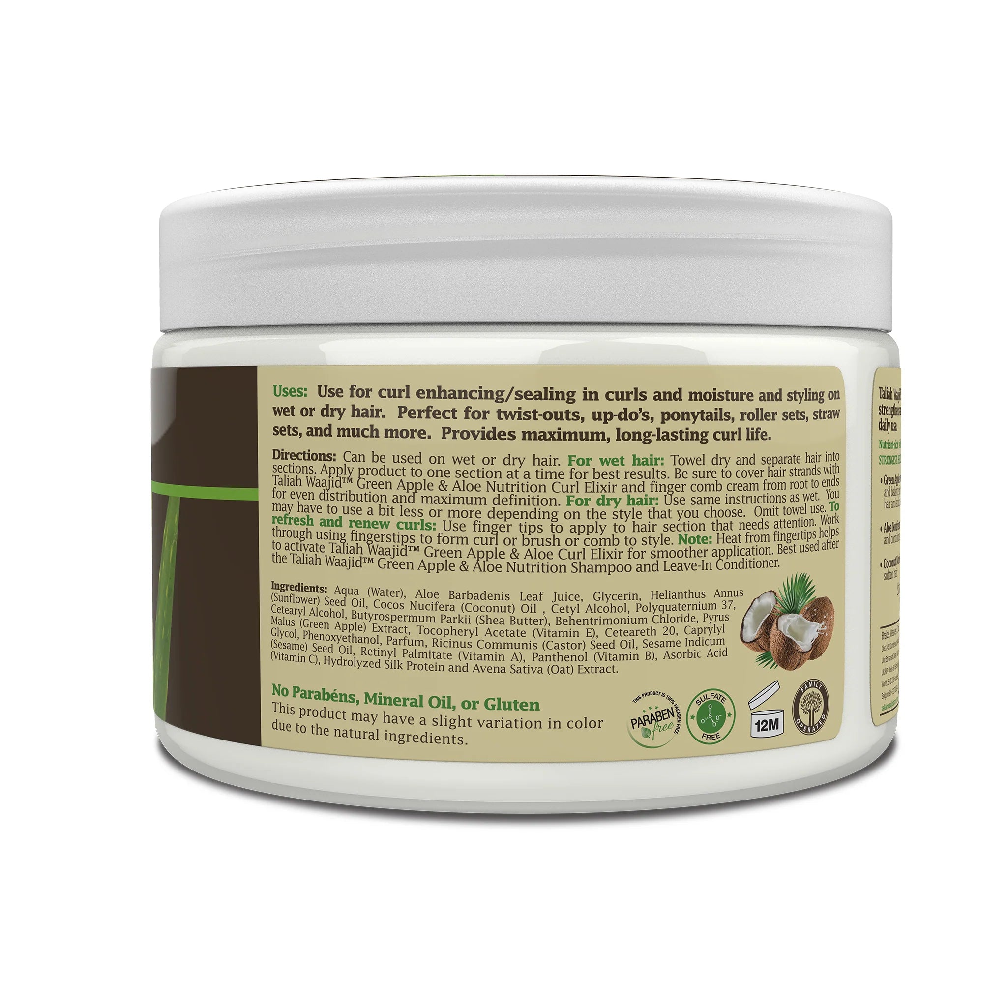 Green Apple & Aloe With Coconut Nutrition Curl Elixir