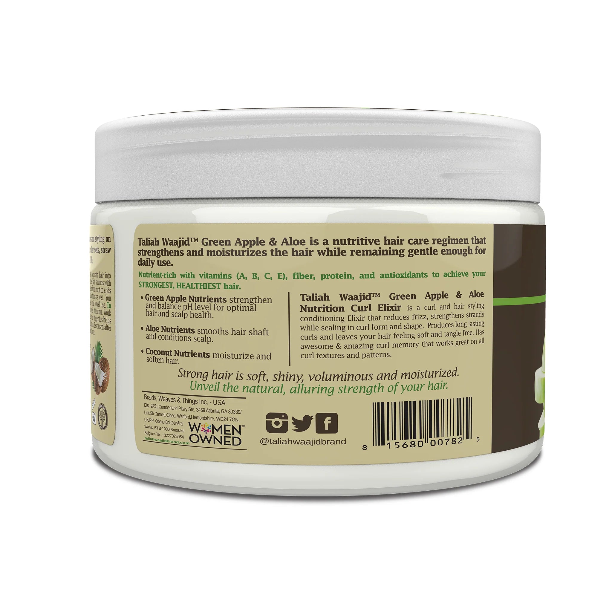 Green Apple & Aloe With Coconut Nutrition Curl Elixir