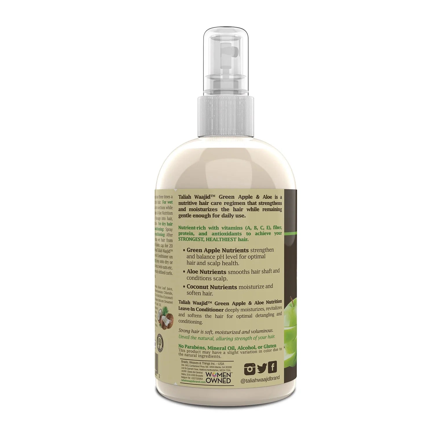 Green Apple & Aloe With Coconut Nutrition Leave In Conditioner