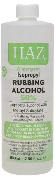 Wintergreen Rubbing Alcohol 50%