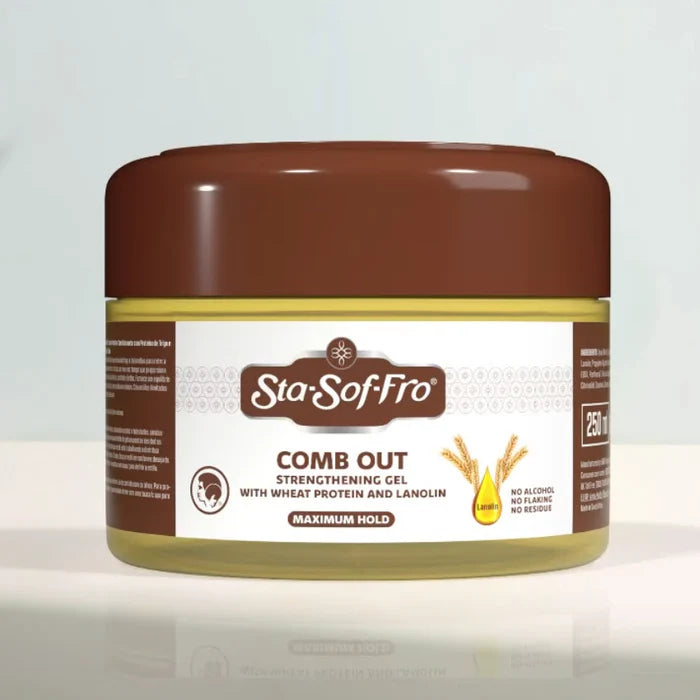 Comb Out Strengthening Gel With Wheat Protein And Lanolin Maximum Hold
