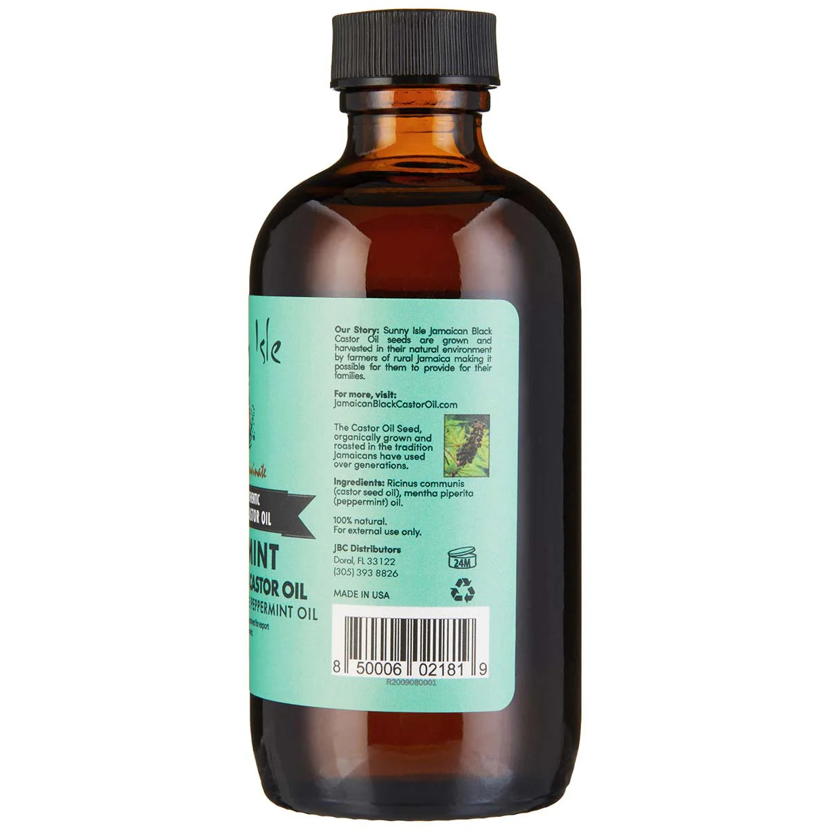 Jamaican Black Castor Oil Peppermint Oil