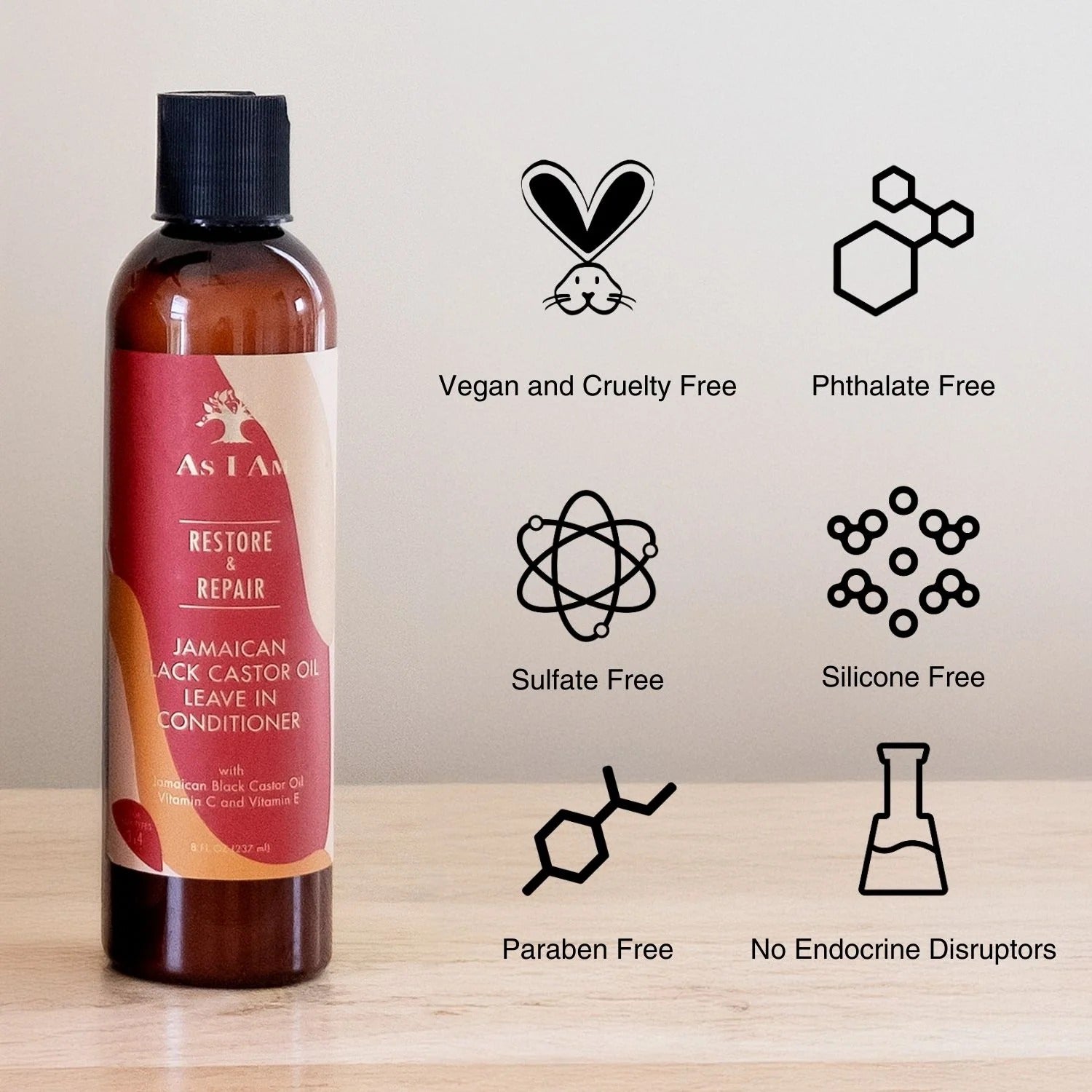 Restore & Repair Jamaican Black Castore Oil Leave In Conditioner