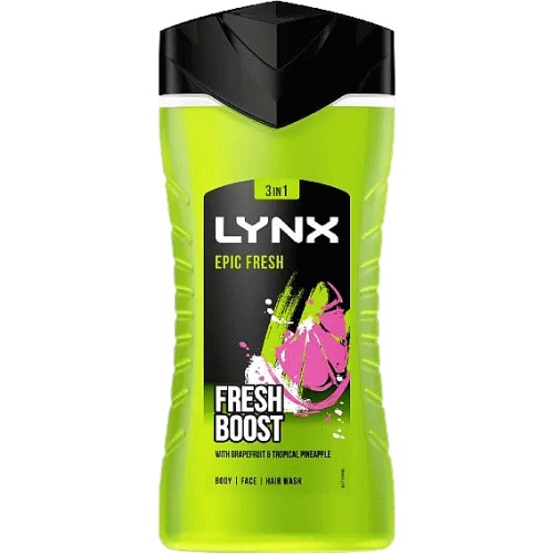 3 In 1 Epic Fresh Fresh Boost With Grapefruit & Tropical Pineapple Body,Face,Hair Wash