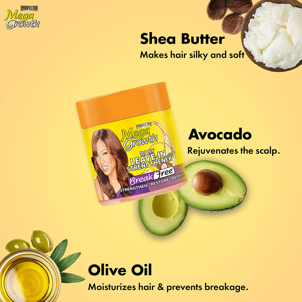 Mega Growth Daily Leave In Strengthener Break Free