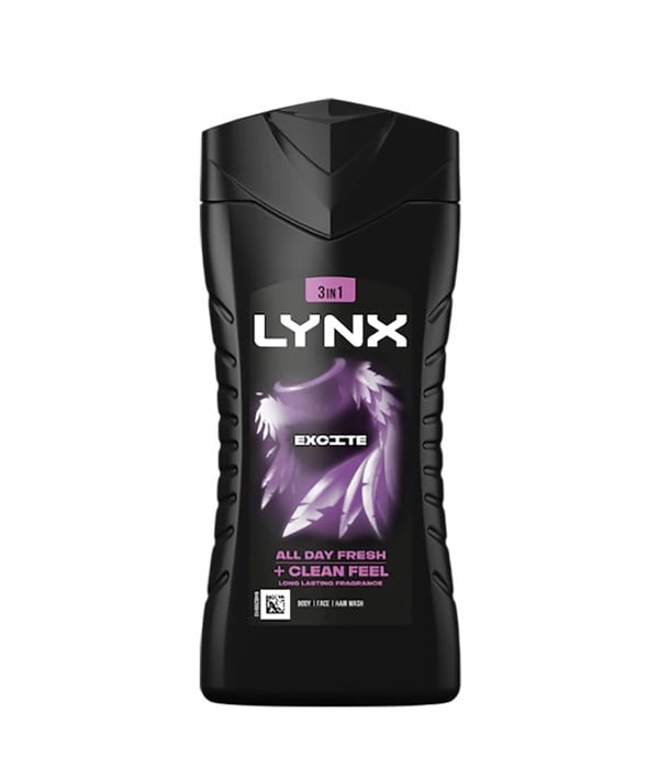 3-in-1 Excite All Day Fresh +Clean Feel Long Lasting Fragrance Body,Face,Hair Wash
