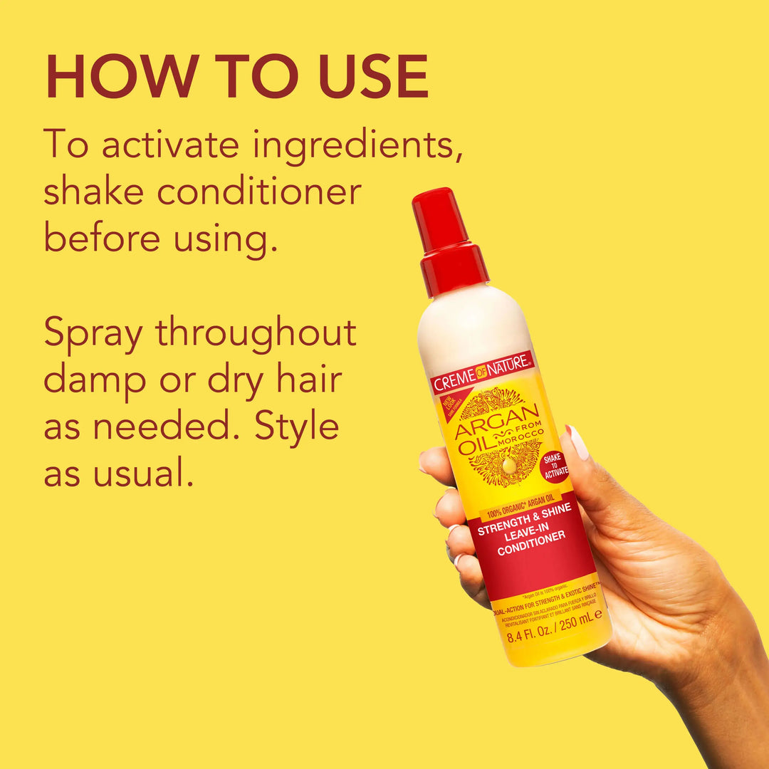 Argan Oil Strength & Shine Leave In Conditioner