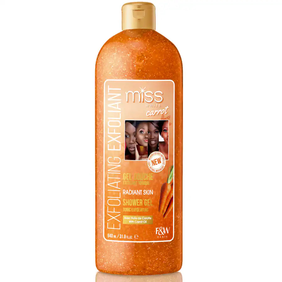 Miss White Carrot Radiant Skin Shower Gel Tonic Exfoliating