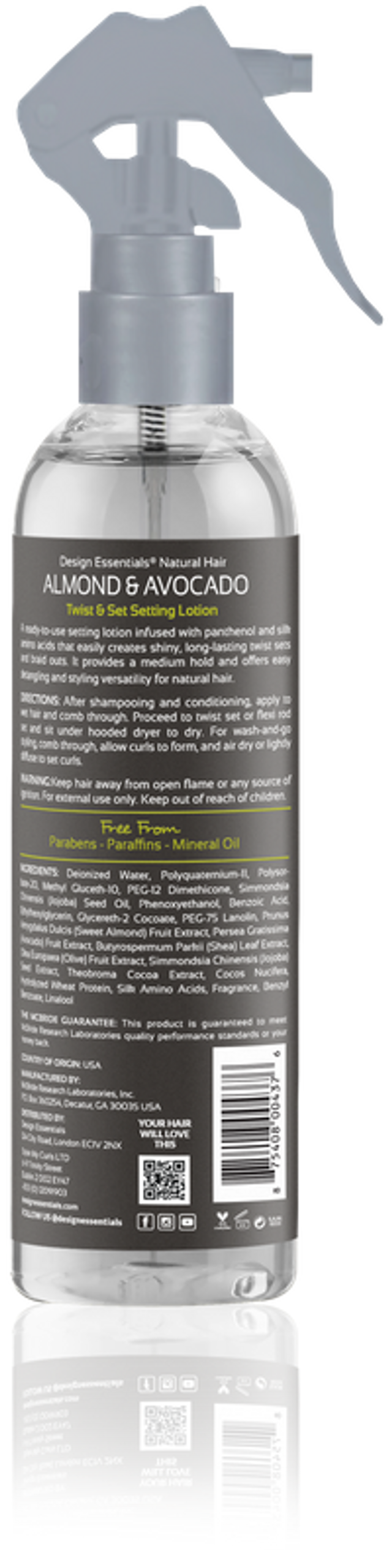 Almond & Avocado Twist & Set Setting Lotion