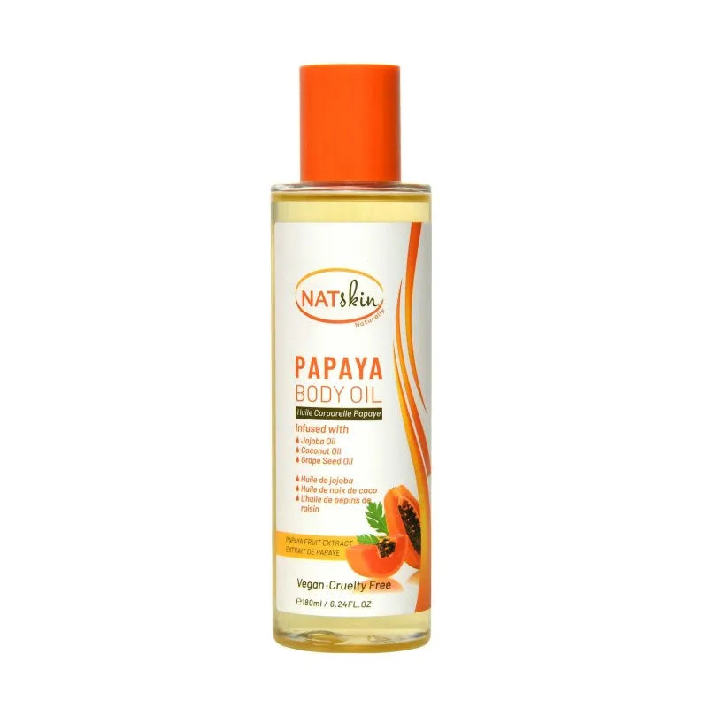 Papaya Body Oil Papaya Fruit Extract Vegan, Cruelty Free