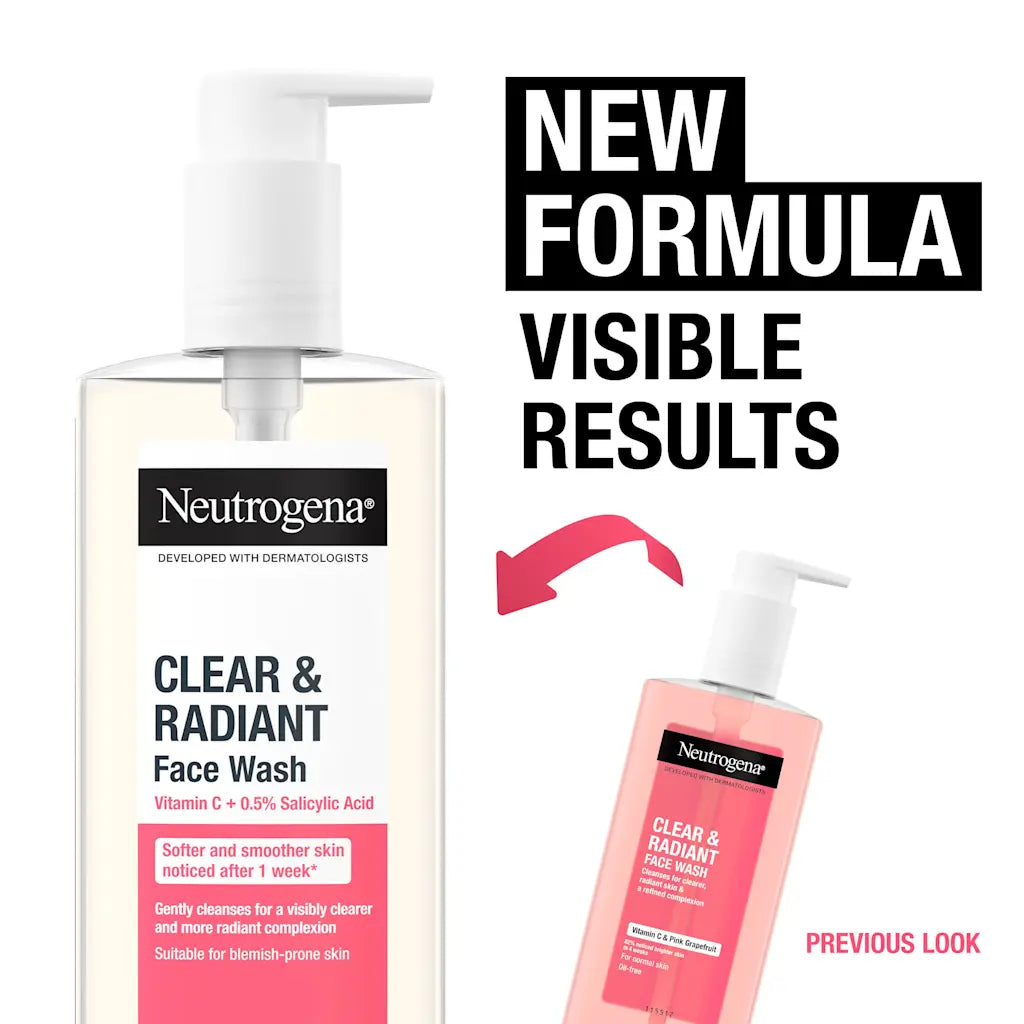 Clear & Radiant Face Wash Vitamin C + 0.5% Salicylic Acid