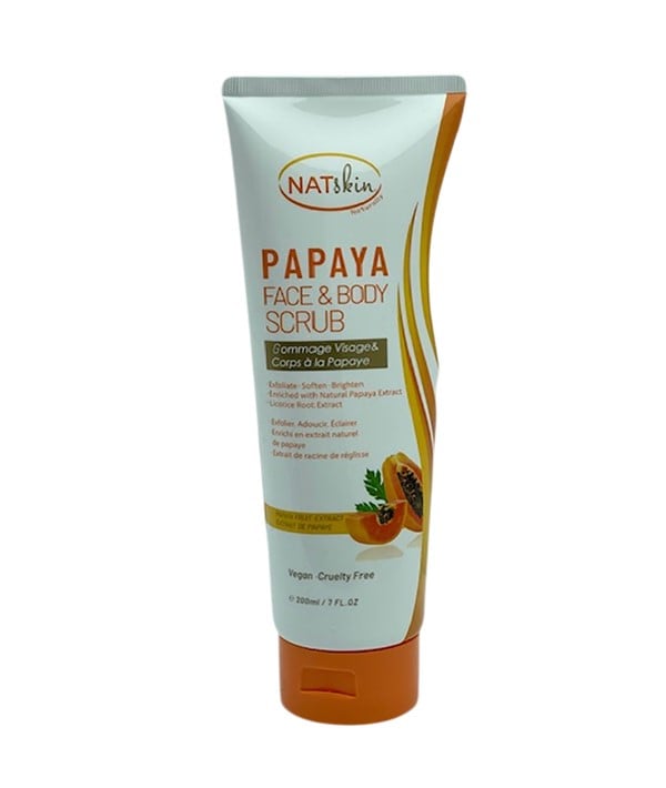 Papaya Face & Body Scrub Papaya With Fruit Extract