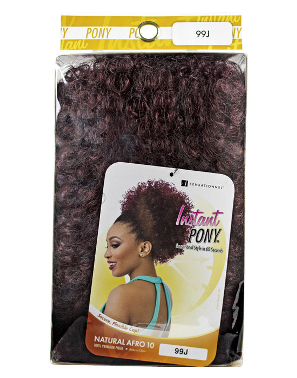 Instant Synthetic Pony - Natural Afro 10"