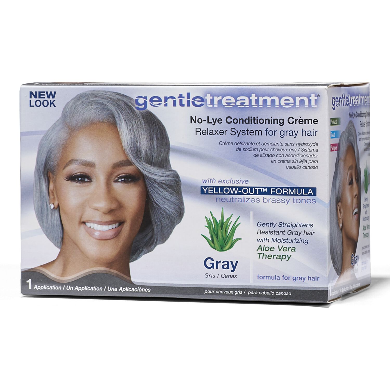 No Lye Conditioning Creme Relaxer System For Gray Hair