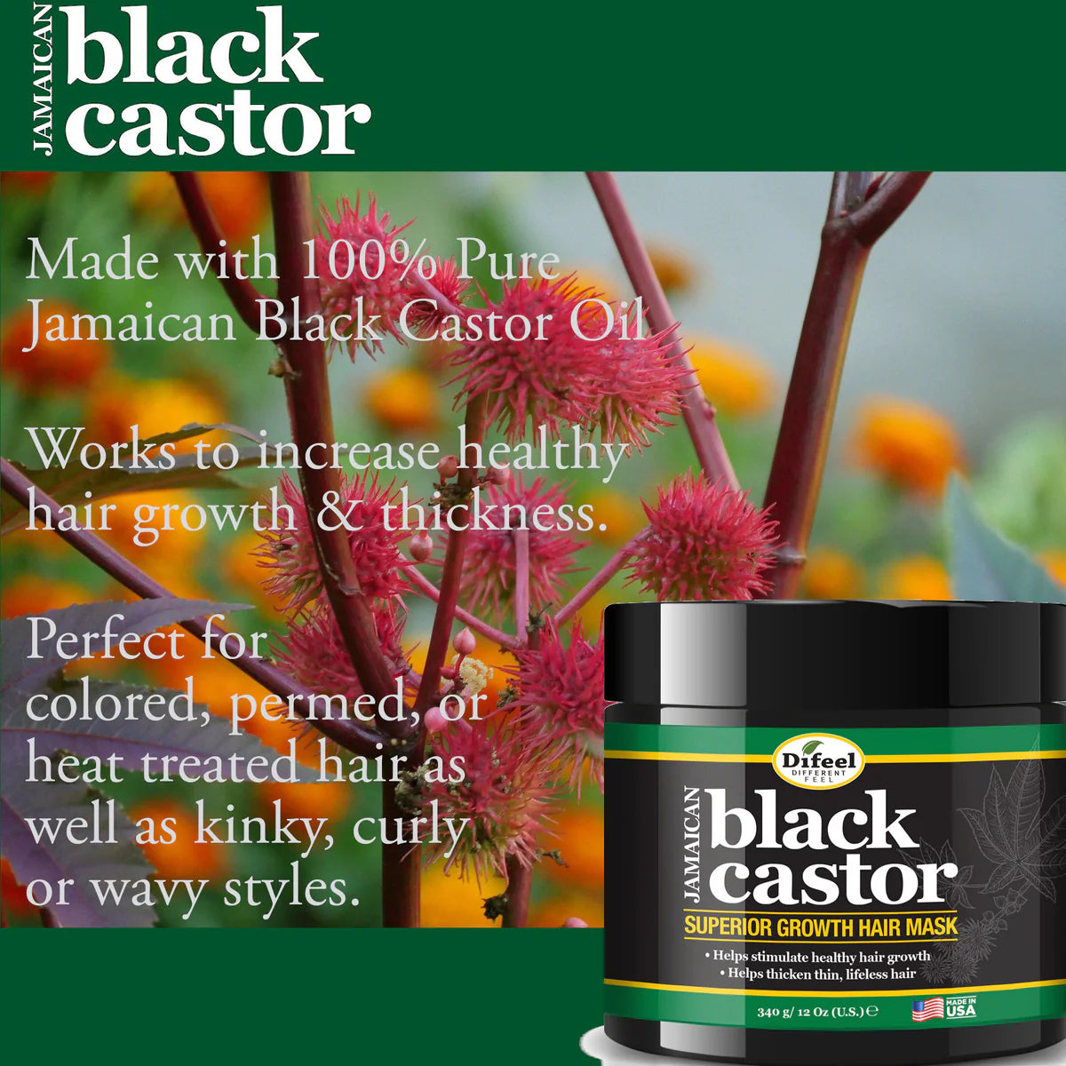 Jamaican Black Castor Superior Growth Hair Mask