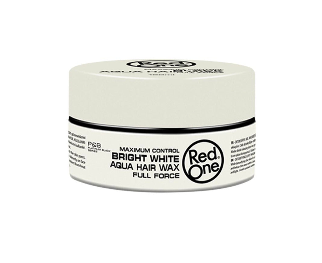 Maximum Control Bright White Aqua Hair  Wax Full Force