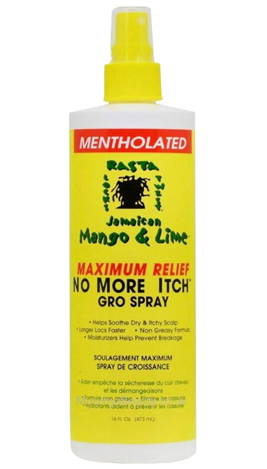 Mentholated No More Itch Gro Spray Maximum Relief