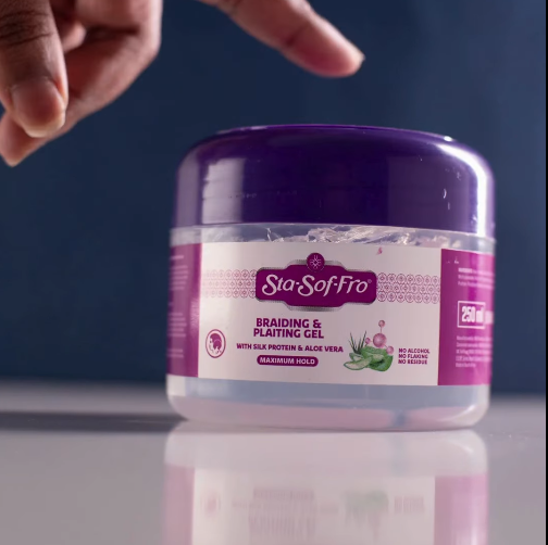 Braiding & Plaiting Gel With Avocado Oil & Chamomile Maximum Hold