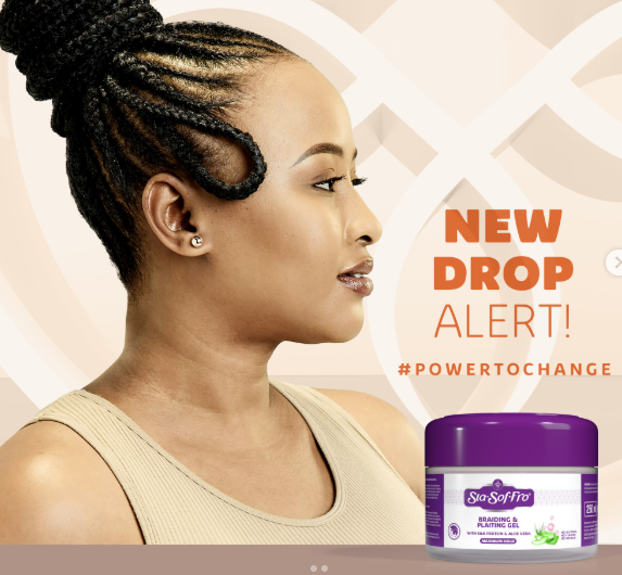 Braiding & Plaiting Gel With Silk Protein & Aloe Vera Maximum Hold