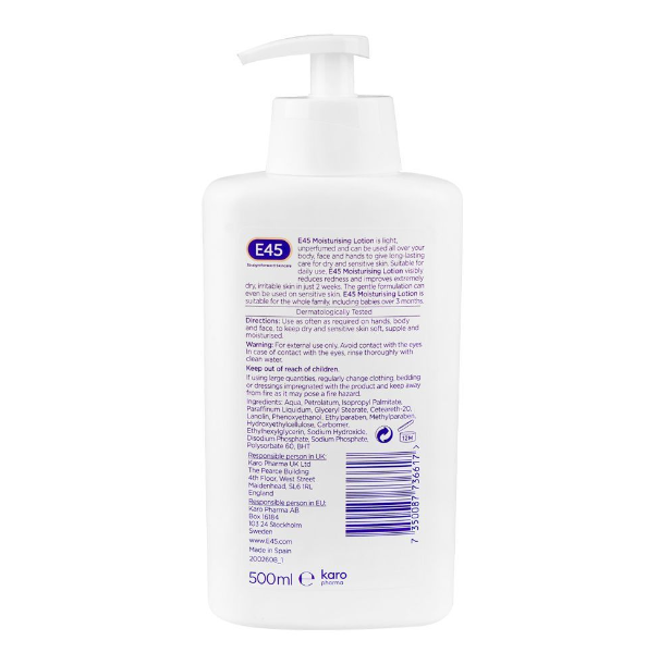 Moisturising Lotion For Dry An Sensitive Skin